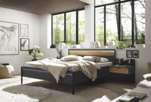 Acapulco Bett grau - individuell planbar