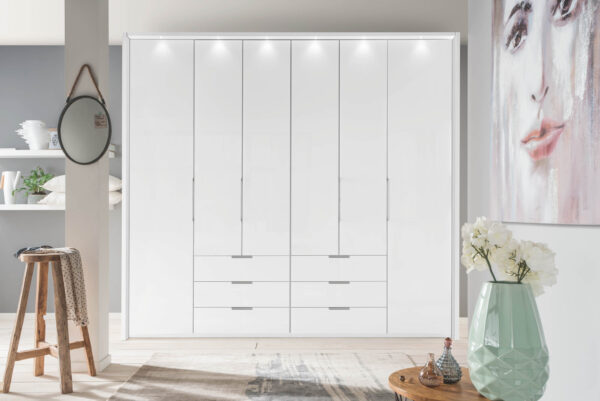 MONACO_1000_2000_00076_19_Weiss_FKS-FTS250cm_Fr.Gl.weiss_Griffe_Chrom_mit_PPT+Bel